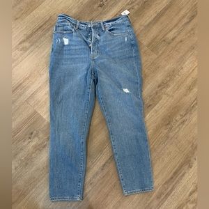 Old Navy size 12 high waisted straight jeans